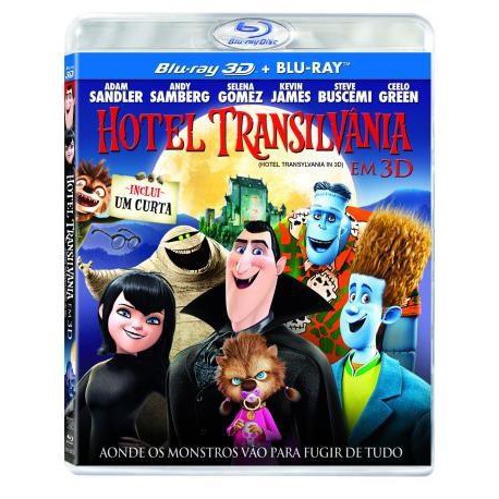 HOTEL TRANSILVANIA BLU-RAY 3D + BLU-RAY  2 Discos Lacrado