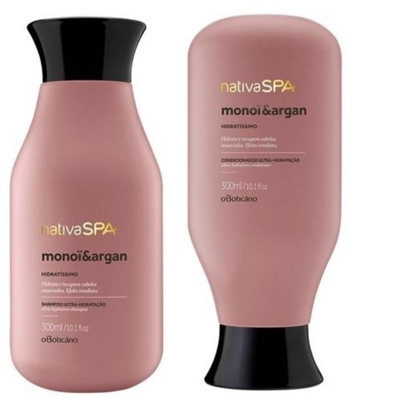 Nativa Spa Rosé: Shampoo, 300 ml / Condicionador, 300 ml