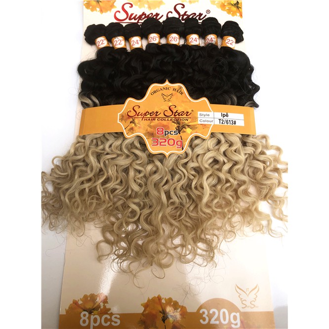Kit/2pcts - Cabelo 100% Orgânico - Cacheado Ipe - Super Star