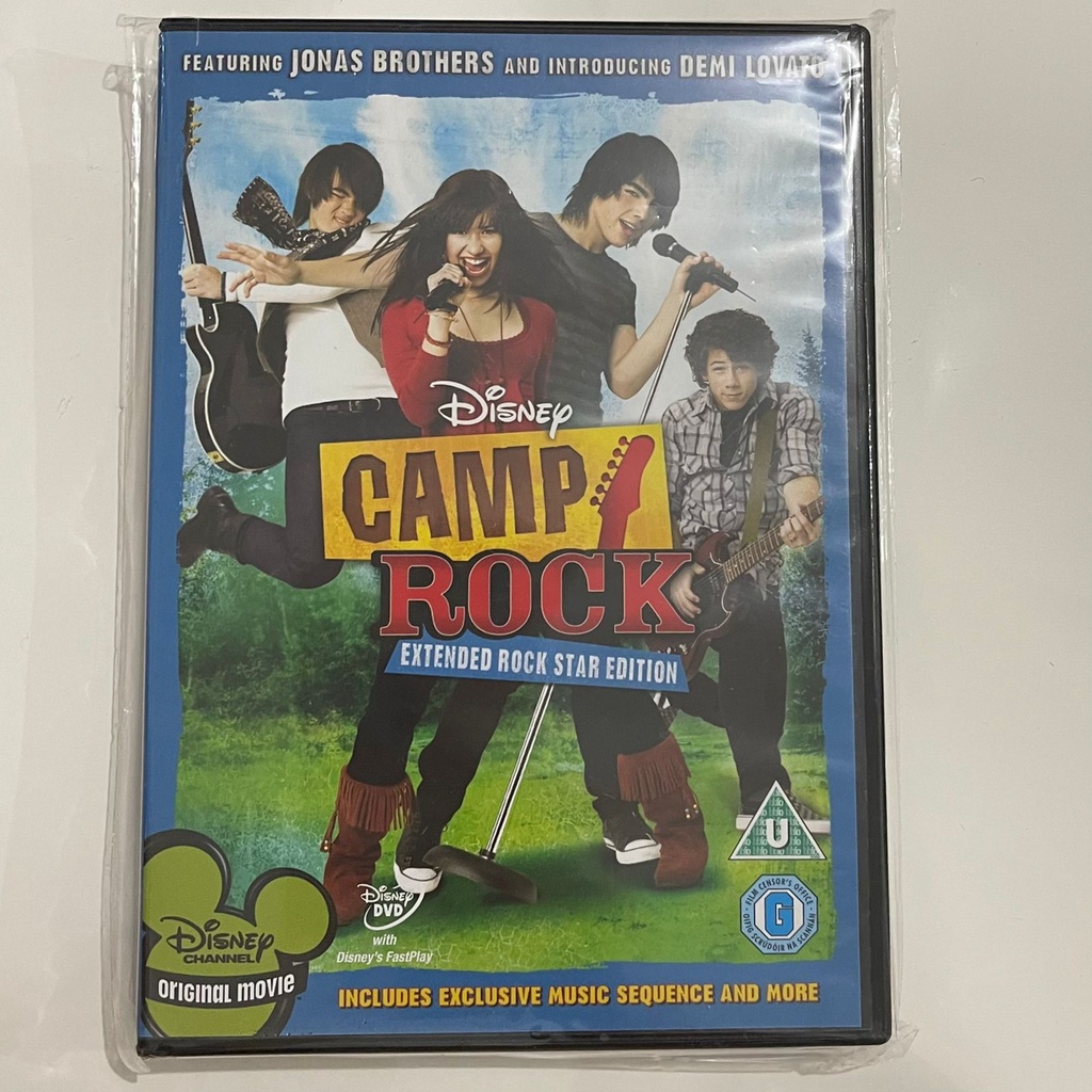Camp Rock - Demi Lovato, Jonas Brothers (DVD) (Novo) (Importado) - Disney Channel