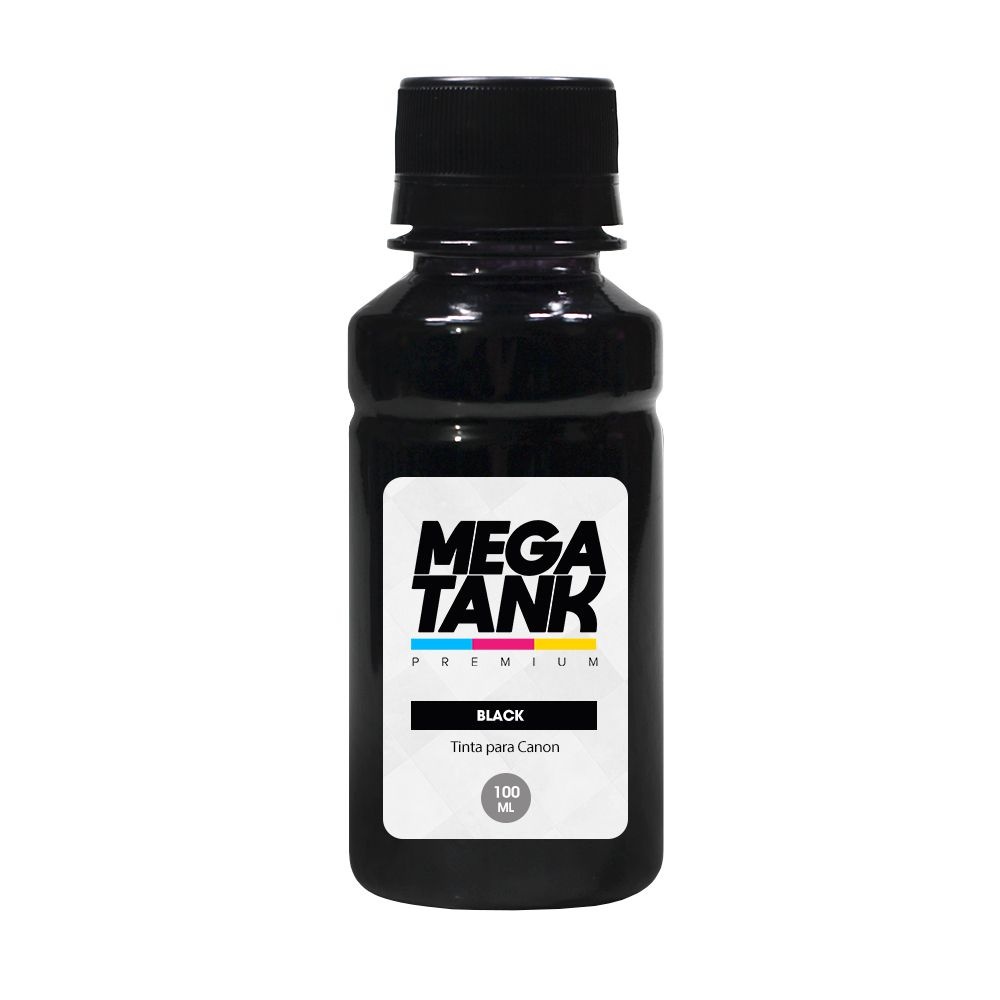 Tinta para Canon G3110 Black Pigmentada 100ml Mega Tank