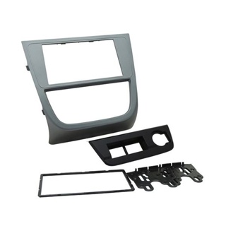 Moldura 2 Din Volks Gol, Voyage, Saveiro, G5 - Grafite em Oferta na Shopee