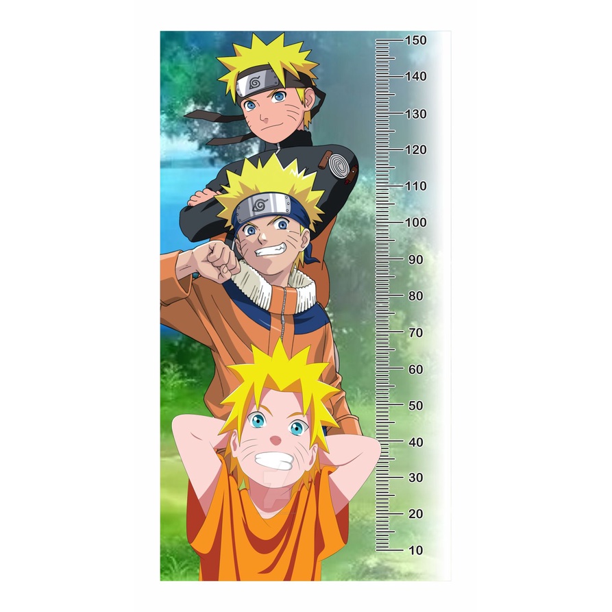 Adesivo Decorativo de Parede Régua de Crescimento Naruto (cod.rcn2)