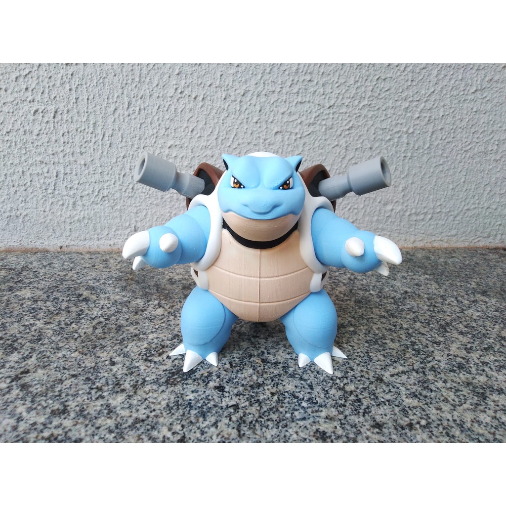 Blastoise Pokémon Impressão 3D