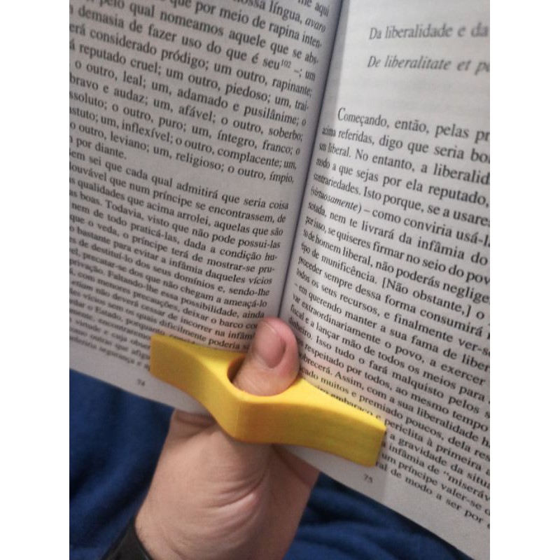 Suporte De Livro Com O Polegar Apoio Para Leitura Com Uma M O Shopee Brasil