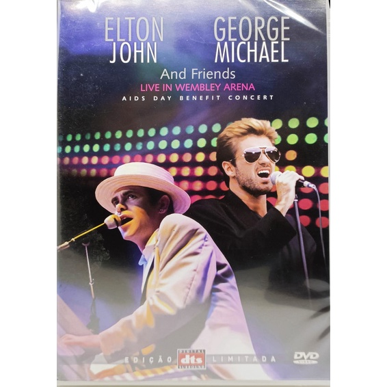 Dvd  George Michael, Elton John - Live in Wembley Arena