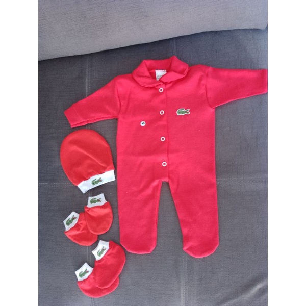 kit Lacoste para bebê menina e menino