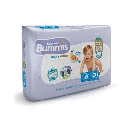 FRALDA CAPRICHO BUMMIS MEGA EG - 38 un