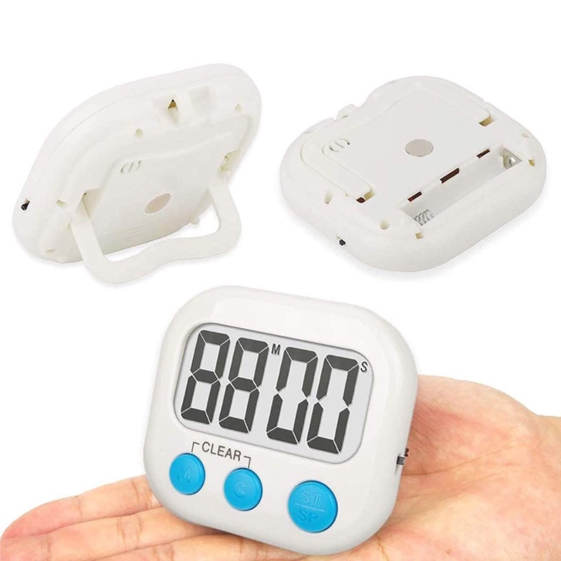 Timer Cronômetro Digital De Cozinha Com Imã De Geladeira e Alarme  - Colorido em Oferta na Shopee
