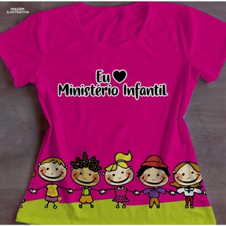 Baby Look Feminina, Eu amo Ministério Infantil