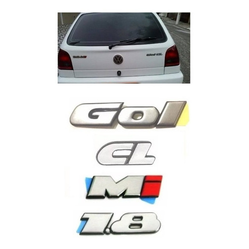 Kit Emblemas  Gol 1.8 Cl Mi Volkswagen Gol Bola G2