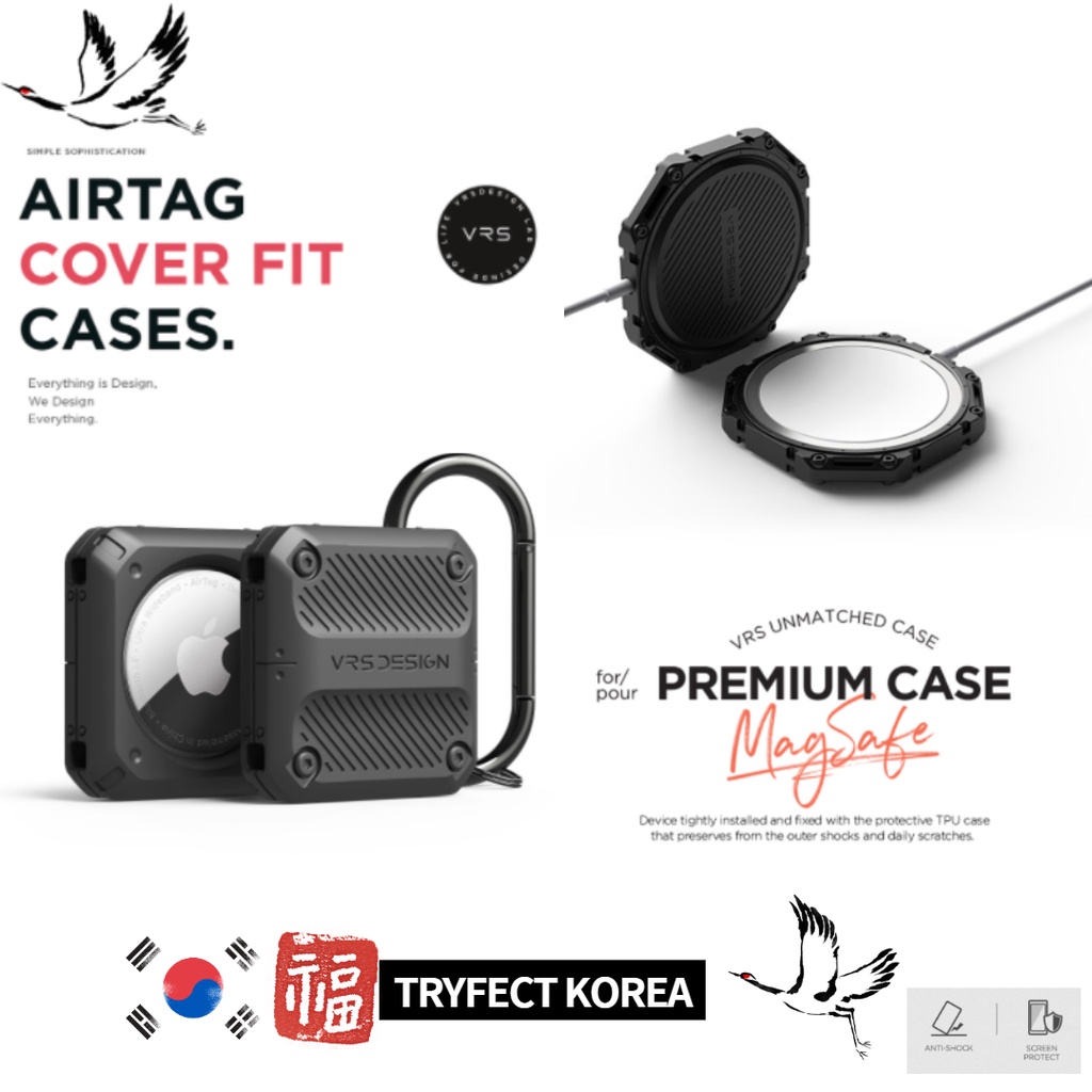 [VRS x Apple] Capa Protetora Para iPhone AirTag MacSafe