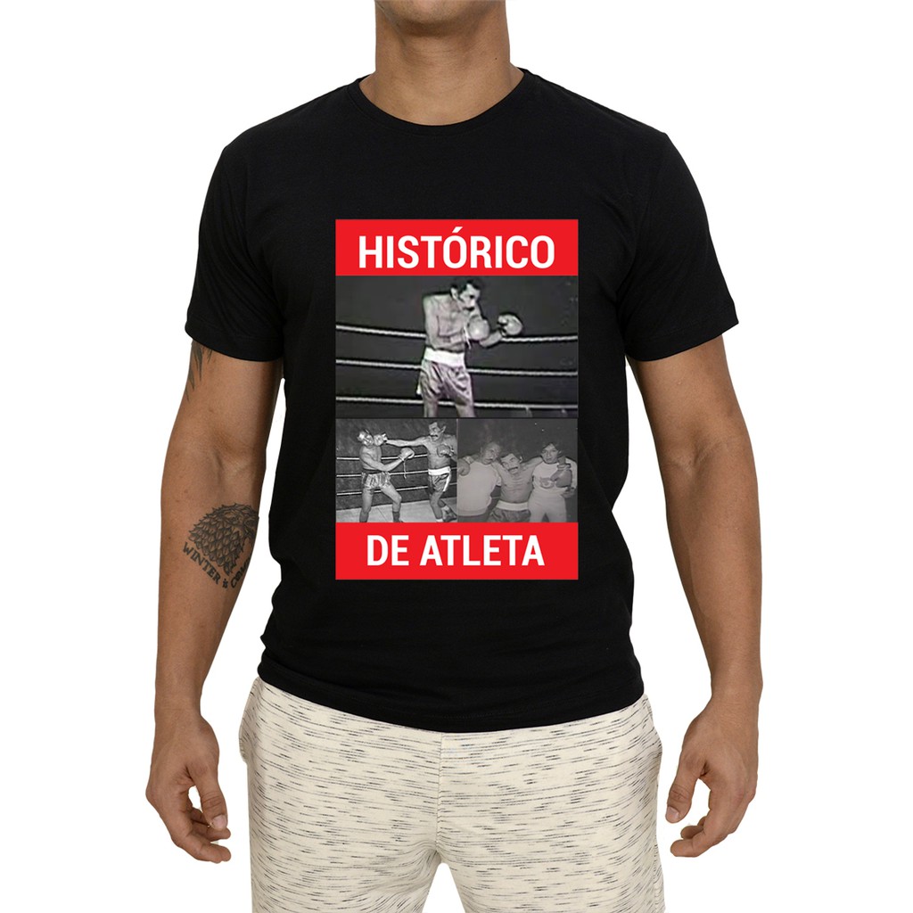 Camiseta Masculina Seu Madruga Boxeador Histórico De Atleta Camisa De Algodão em Oferta na Shopee