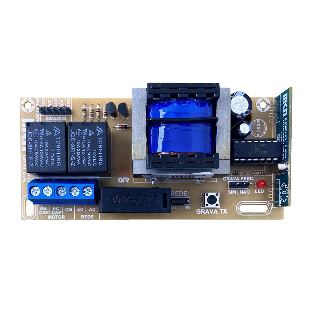 Central Placa para Portão Automático Mkn compativel motores Garen Ppa Seg Lgt Fit