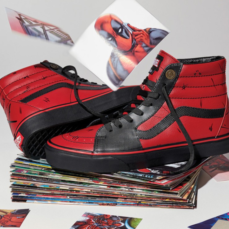 tênis vans x marvel authentic avengers