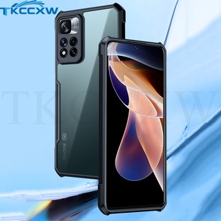 Capa Flexível Transparente Resistente Ao Choque Militar Para Xiaomi Mi 11T Pro Redmi 10 Prime Note 11T 11 + Poco X4 NFC M4