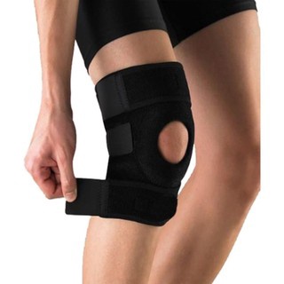 kit Joelheira Par Unidade Articulada Reforçada Ortopedica  Crossfit  Ajustável Preta Aliv…