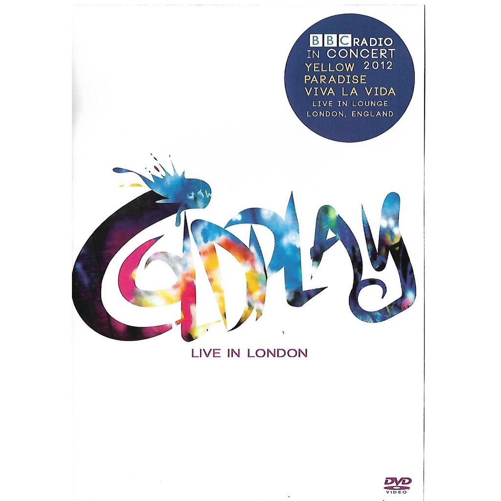 DVD - COLDPLAY - LIVE IN LONDON - VIVA LA VIDA