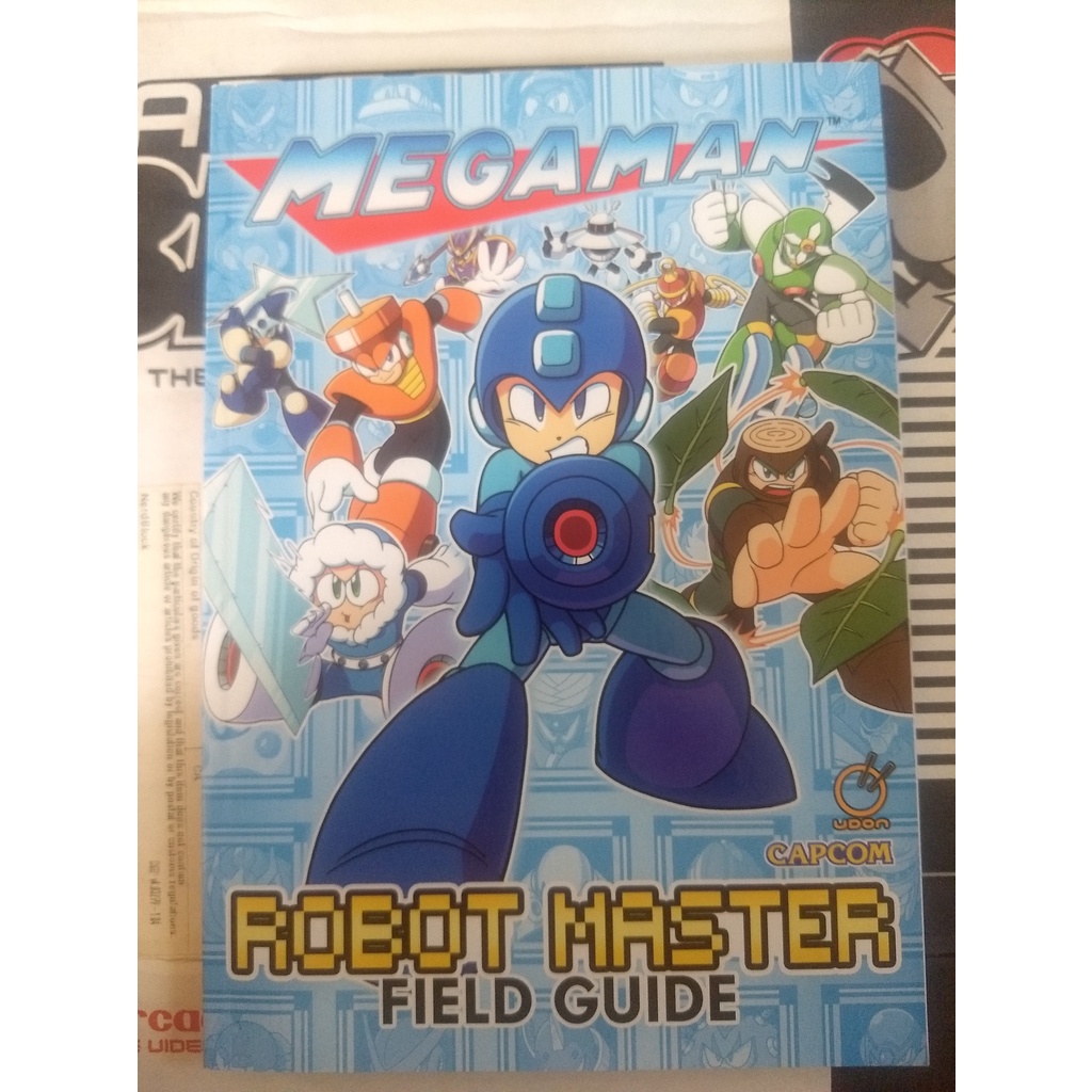 Mega Man Robot Master Field Guide Shopee Brasil 