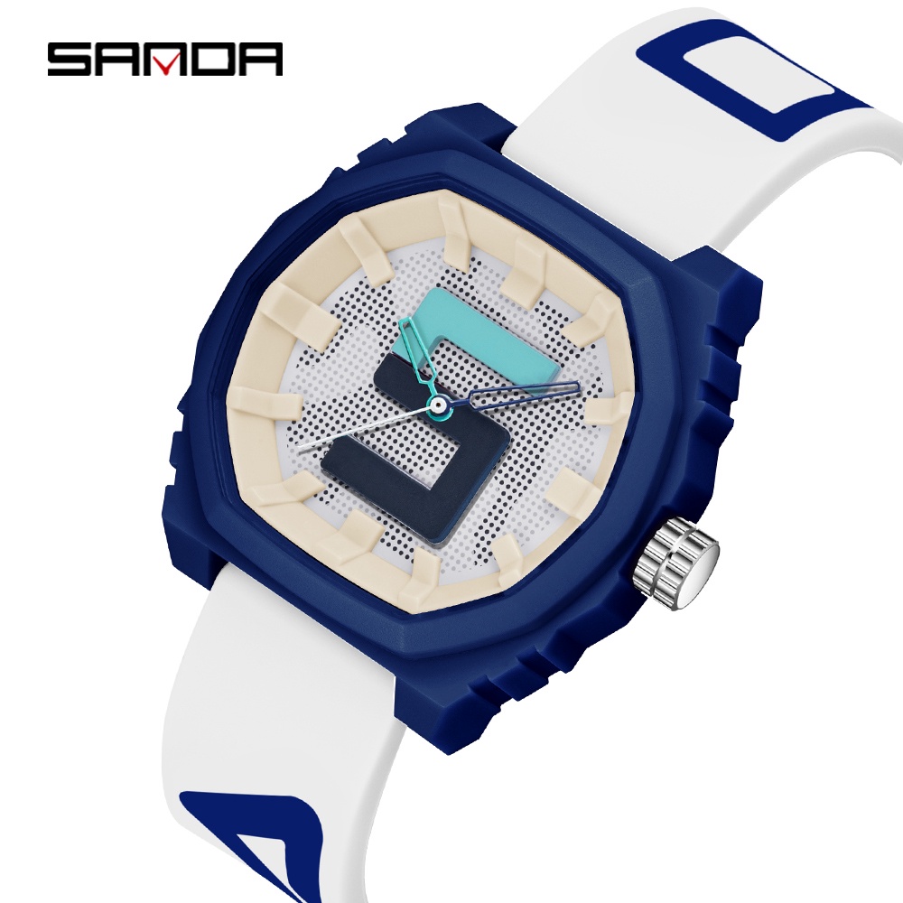 Sanda Explosão Modelo Pixel Neutro Vento Relógio Moda Pioneer De Quartzo Casuais Unisex Sports Watch Legal Cor Sólida À Prova D'água 3206-7 em Oferta na Shopee