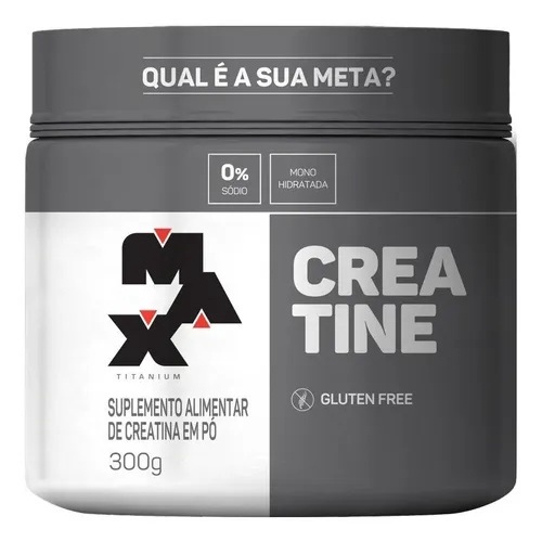 Suplemento em pó Max Titanium Creatine creatina em pote de 150g - 300g
