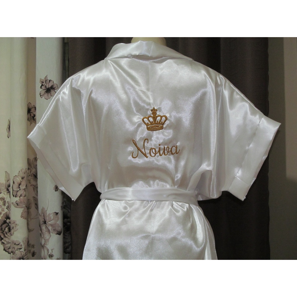 Robe  De Cetim  Personalizados