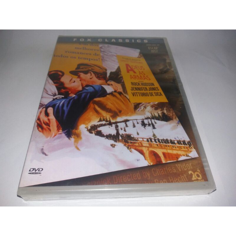 Dvd - Adeus as Armas - 1957 - Rock Hudson - Jennifer Jones - Dublado - Lacrado