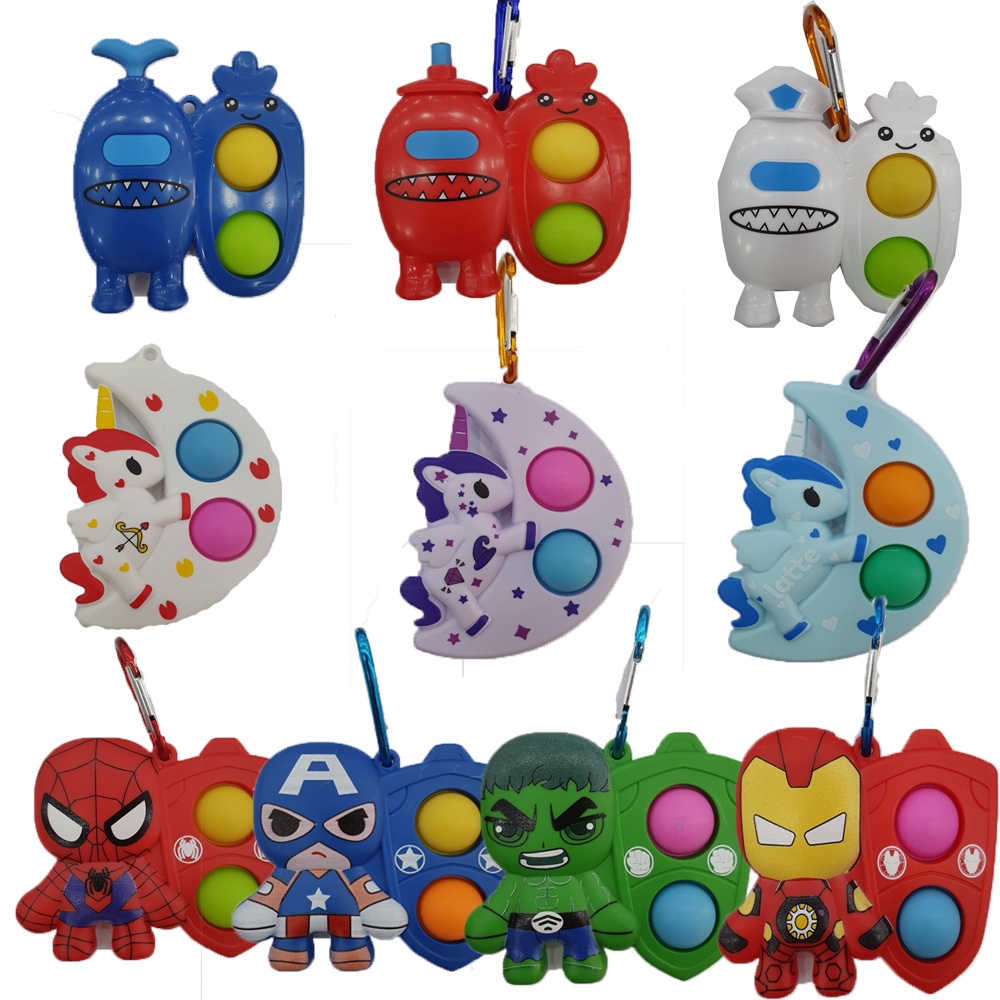 Popit Fidget Toy 4er-Set – Sensorik Spielzeug Gegen Stress Für Kinder & Erwachsene