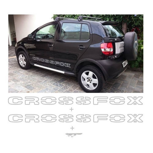 Par Faixa Lateral Grafite Modelo Original Crossfox 2006 2007 em Oferta na Shopee