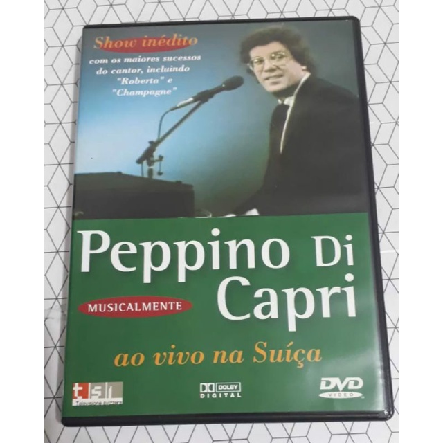 Dvd Peppino Di Capri- Ao Vivo na Suíça Original