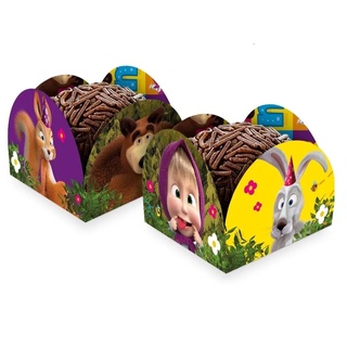50 Forminhas para doces festa decoração Masha e o Urso