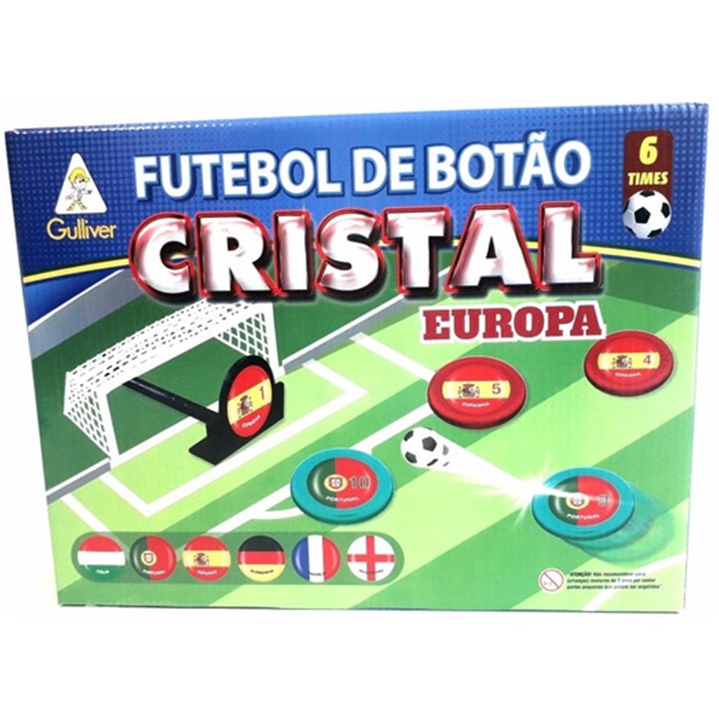 Futebol de Botão Cristal com 6 Times Copa Gulliver - 0350