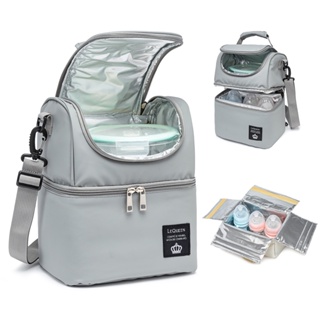 Lancheira Térmica Lequeen Bolsa Transversal Mochila Antifurto em Oferta na Shopee