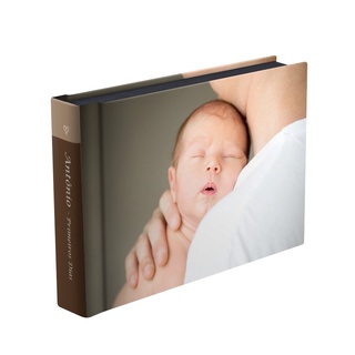 Álbum Auto Colante Capa Personalizado 15x21 40 fotos Newborn