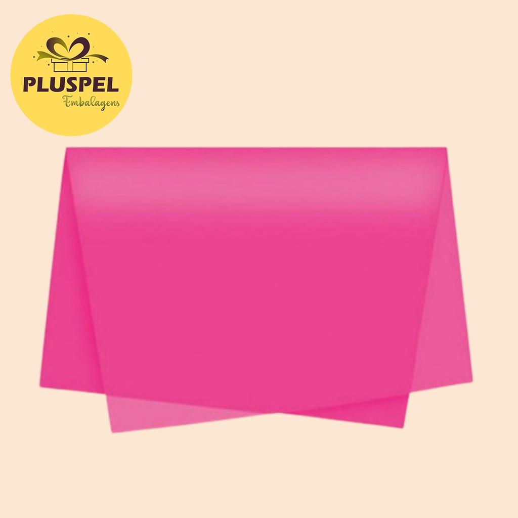 Papel De Seda 50x70 Rosa Pacote Com 100 Folhas Shopee Brasil 5411