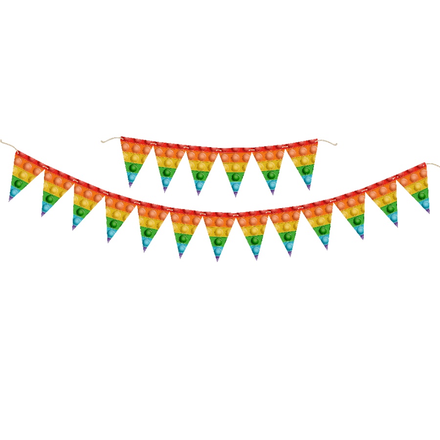 Faixa Decorativa Festa Pop It- 1 Unidades - Festcolor - Rizzo em Oferta na Shopee