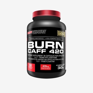 Pré Treino - Cafeína Burn Caff 420 60 cápsulas - Aumento de Energia - Bodybuilders
