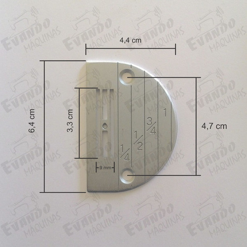 Chapa 4 Carreiras Leve Numerada Curso Longo Reta Industrial