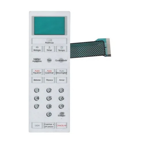 Membrana Teclado Microonda Brastemp Bmu27a Bmu 27a S/ Dourar