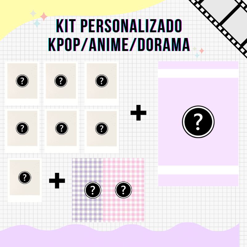 KIT KPOP ANIME DORAMA PERSONALIZADAS Shopee Brasil