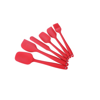 Kit Espátula com 6 peças de silicone alta qualidade