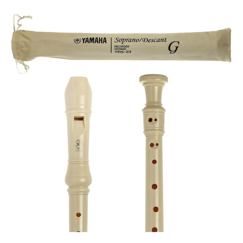 Flauta Yamaha Doce Germanica Soprano Yrs-23g  Yrs-23br