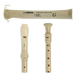 Flauta Yamaha Doce Germanica Soprano Yrs-23g Yrs-23br