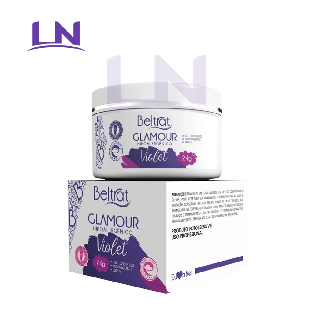 Beltrat Gel Glamuor Violet Hard 24g