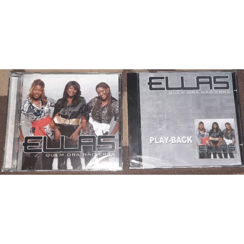 cd e Playback ellas quem ora nao erra originais lacrados