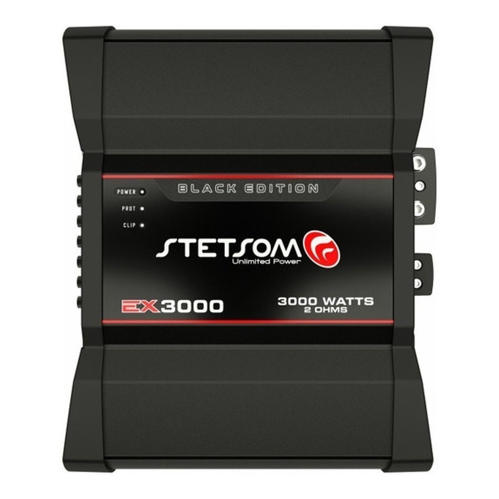 Modulo Amplificador Stetsom Ex3000 De Potência Stetsom 1 Canal 3000 Rms Ex-3000 Black 2 Ohms em Oferta na Shopee