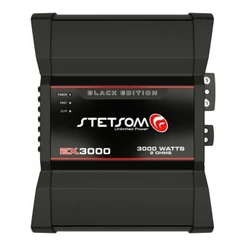 Modulo Amplificador Stetsom Ex3000 De Potência Stetsom 1 Canal 3000 Rms Ex-3000 Black 2 Ohms