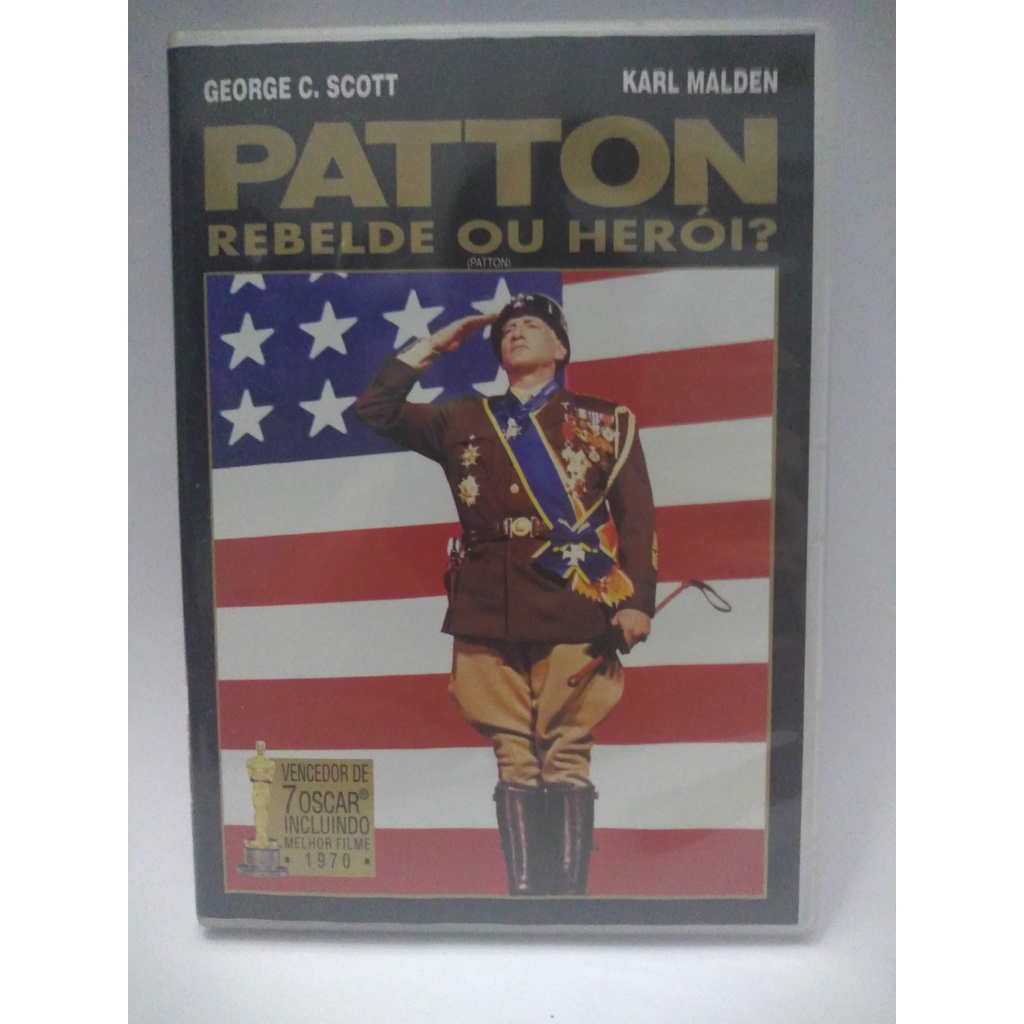DVD Patton Rebelde Ou Herói - George C. Scott