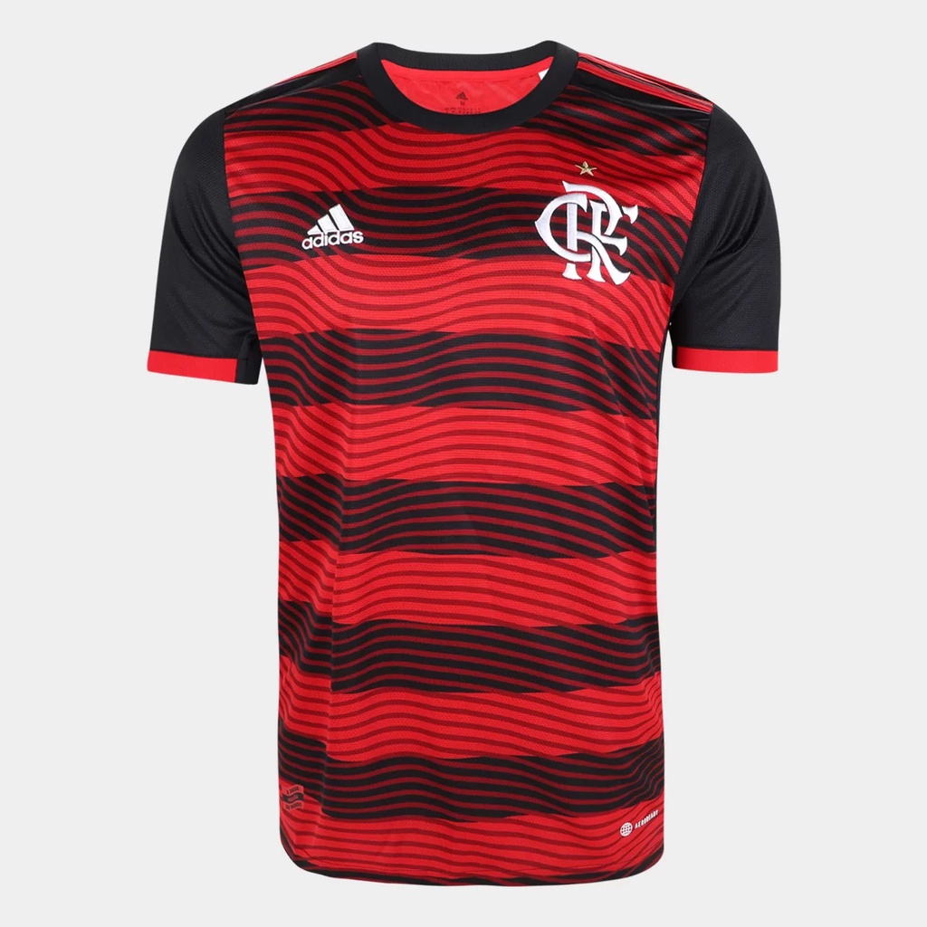 Camiseta Listrada Flamengo Versão Torcedor 22/23 Envio p/ Todo Brasil ...