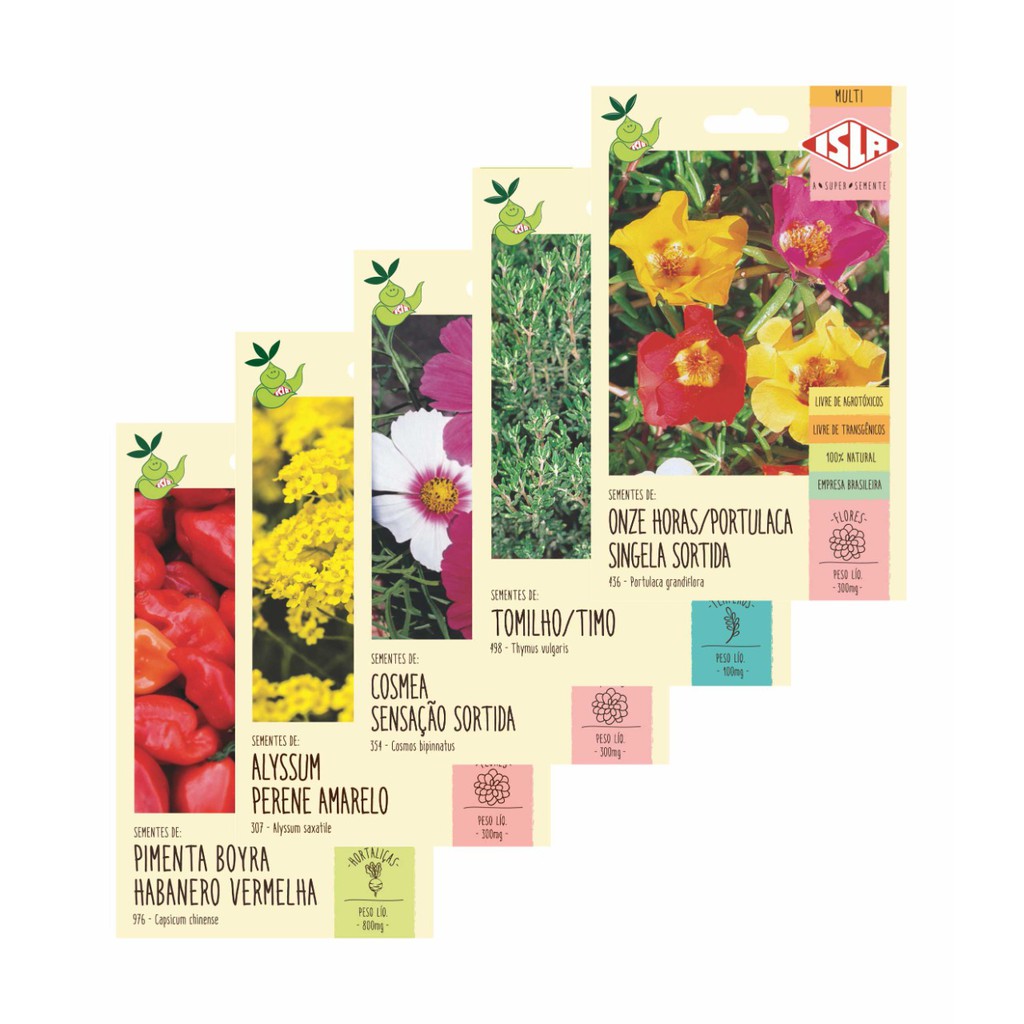 Sementes de Flores que Atraem Abelhas Kit com 10 Tipos Diferentes | Shopee  Brasil